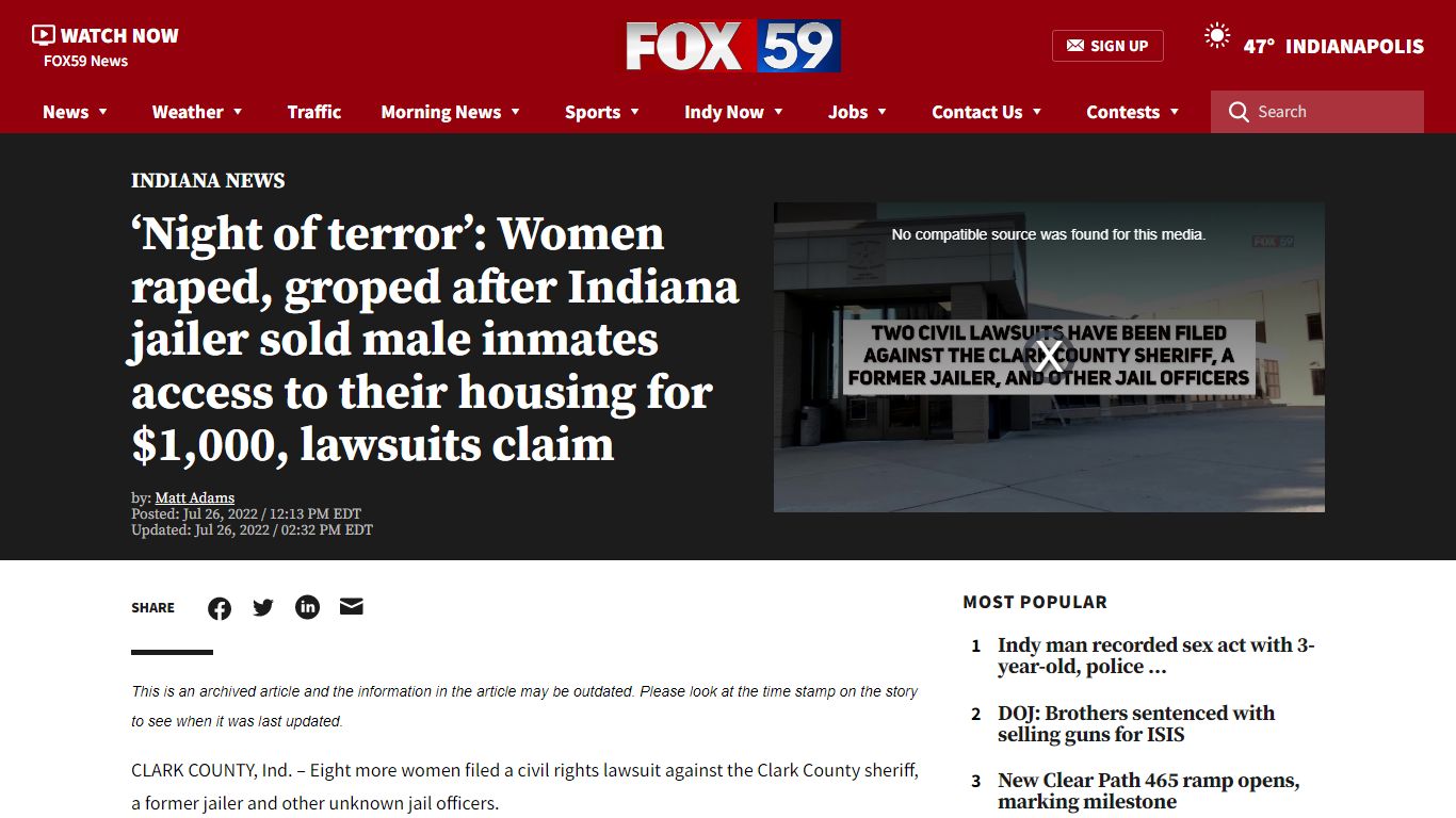 Clark County jail officer sold male inmates access to women's housing ...
